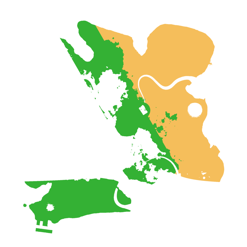 Biome Rust Map: Procedural Map, Size: 3000, Seed: 270490450