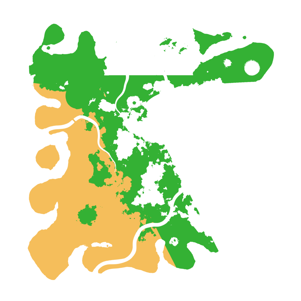 Biome Rust Map: Procedural Map, Size: 3500, Seed: 2114014709