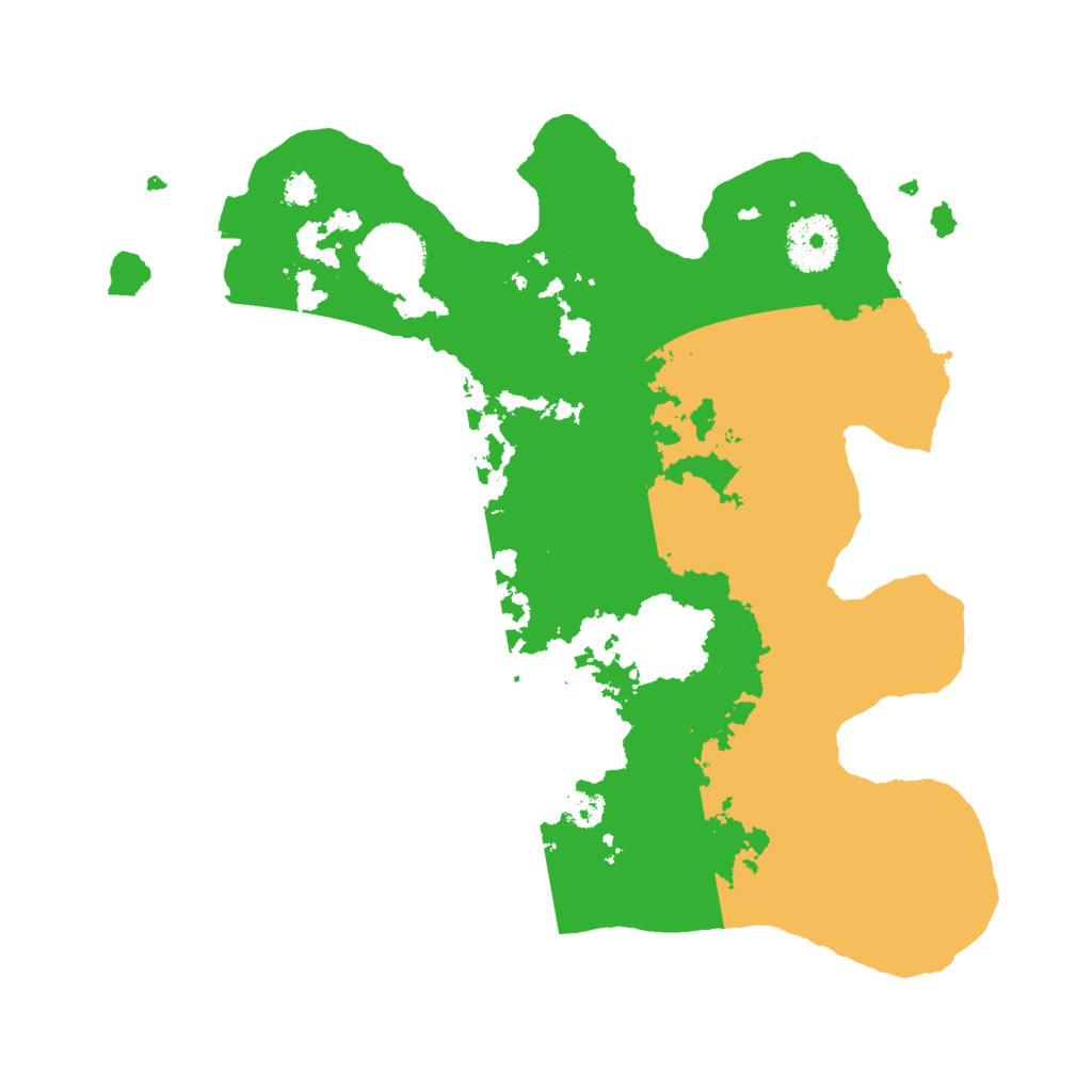 Biome Rust Map: Procedural Map, Size: 3000, Seed: 934608217