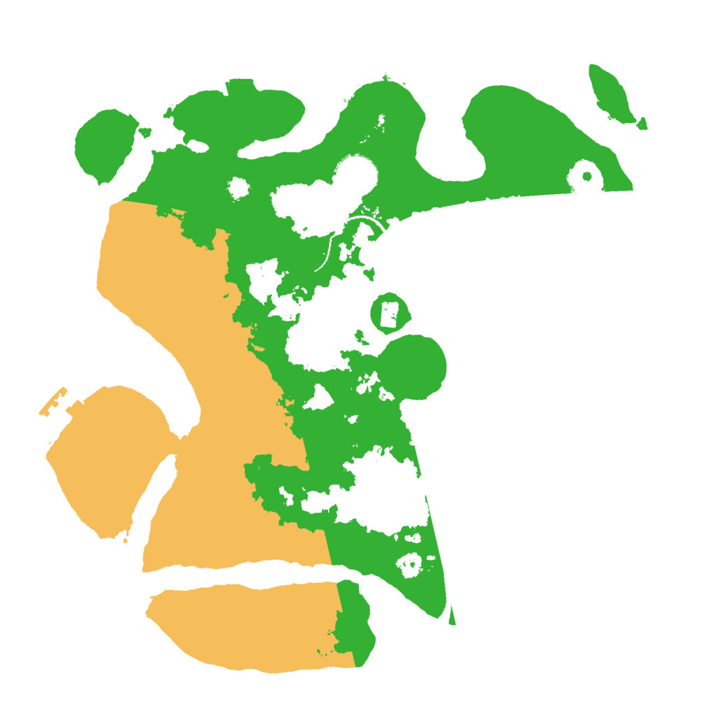 Biome Rust Map: Procedural Map, Size: 3000, Seed: 30052