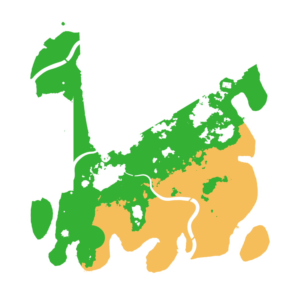 Biome Rust Map: Procedural Map, Size: 3500, Seed: 1807427767