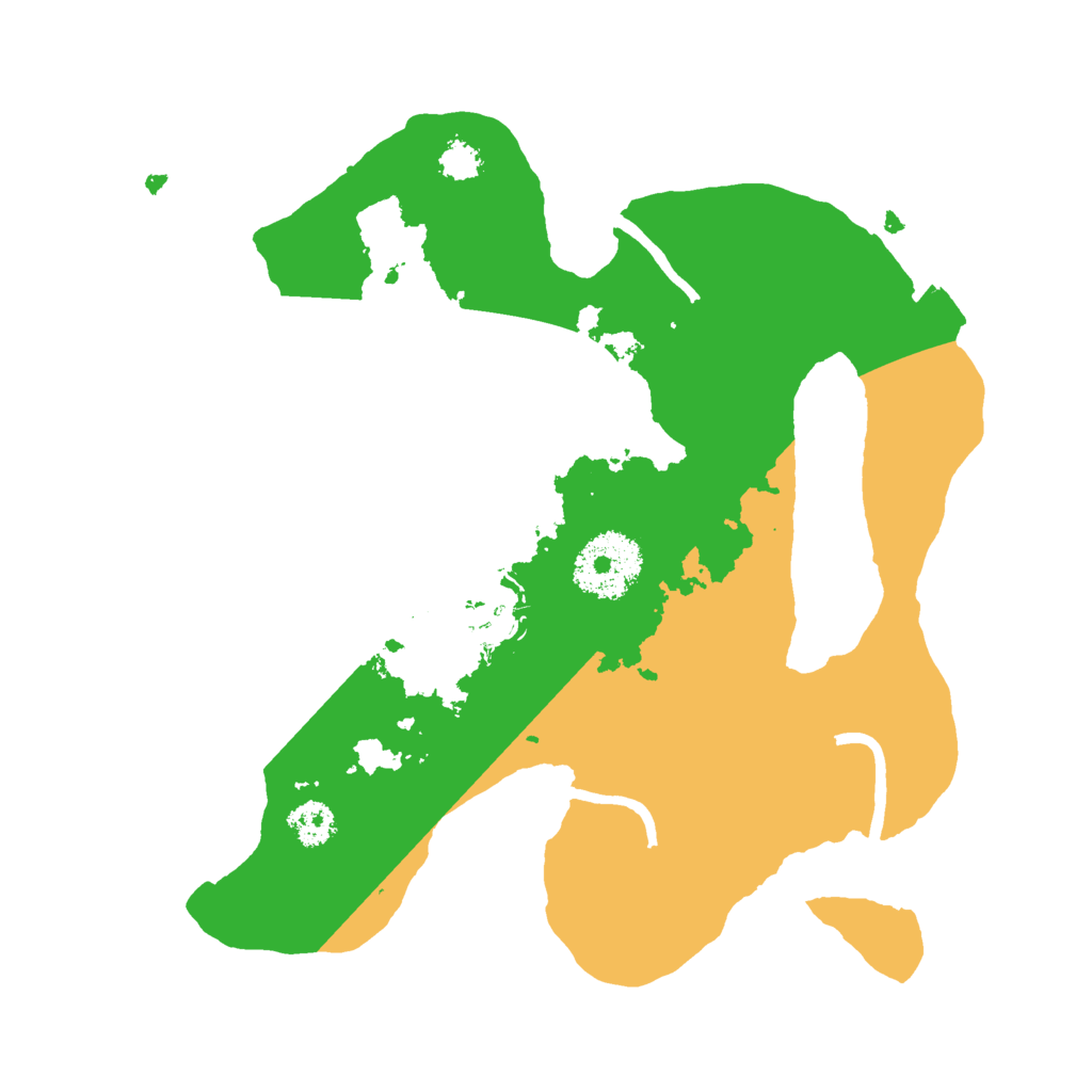 Biome Rust Map: Procedural Map, Size: 2500, Seed: 69460649