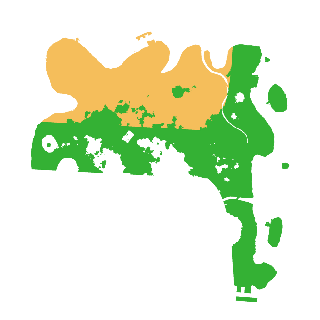 Biome Rust Map: Procedural Map, Size: 3000, Seed: 2039317366