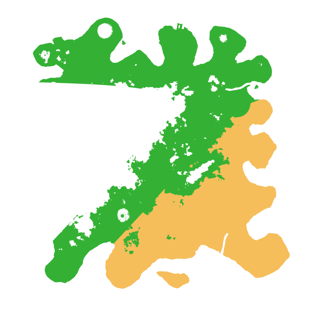 Biome Rust Map: Procedural Map, Size: 3650, Seed: 69460649