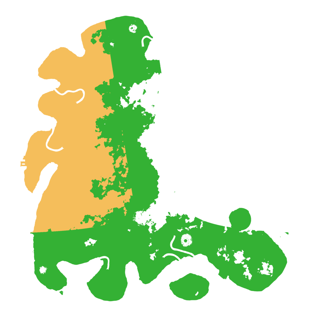 Biome Rust Map: Procedural Map, Size: 4000, Seed: 50491