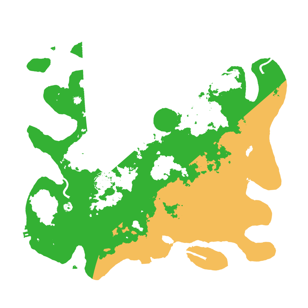 Biome Rust Map: Procedural Map, Size: 3500, Seed: 457445342