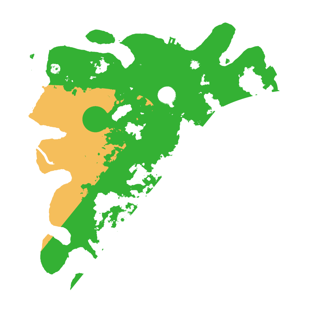 Biome Rust Map: Procedural Map, Size: 3200, Seed: 4545689