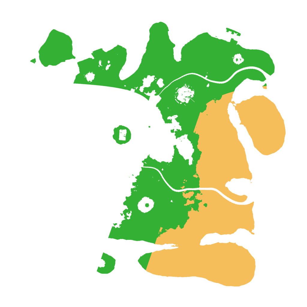 Biome Rust Map: Procedural Map, Size: 3000, Seed: 646130334