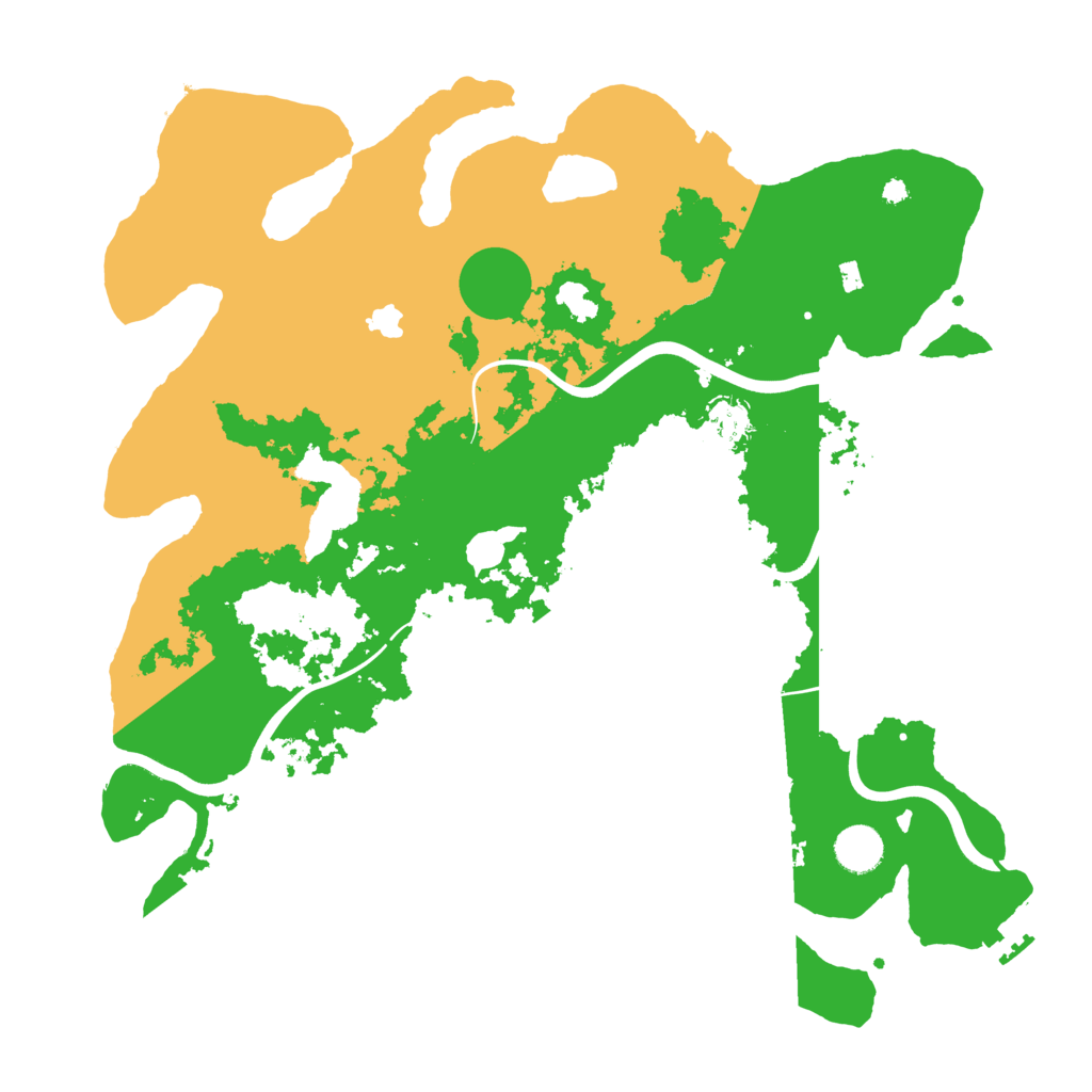 Biome Rust Map: Procedural Map, Size: 4000, Seed: 32538