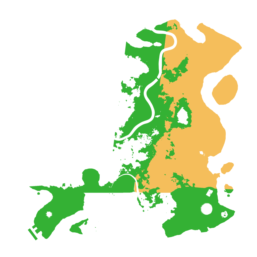 Biome Rust Map: Procedural Map, Size: 3950, Seed: 64914416