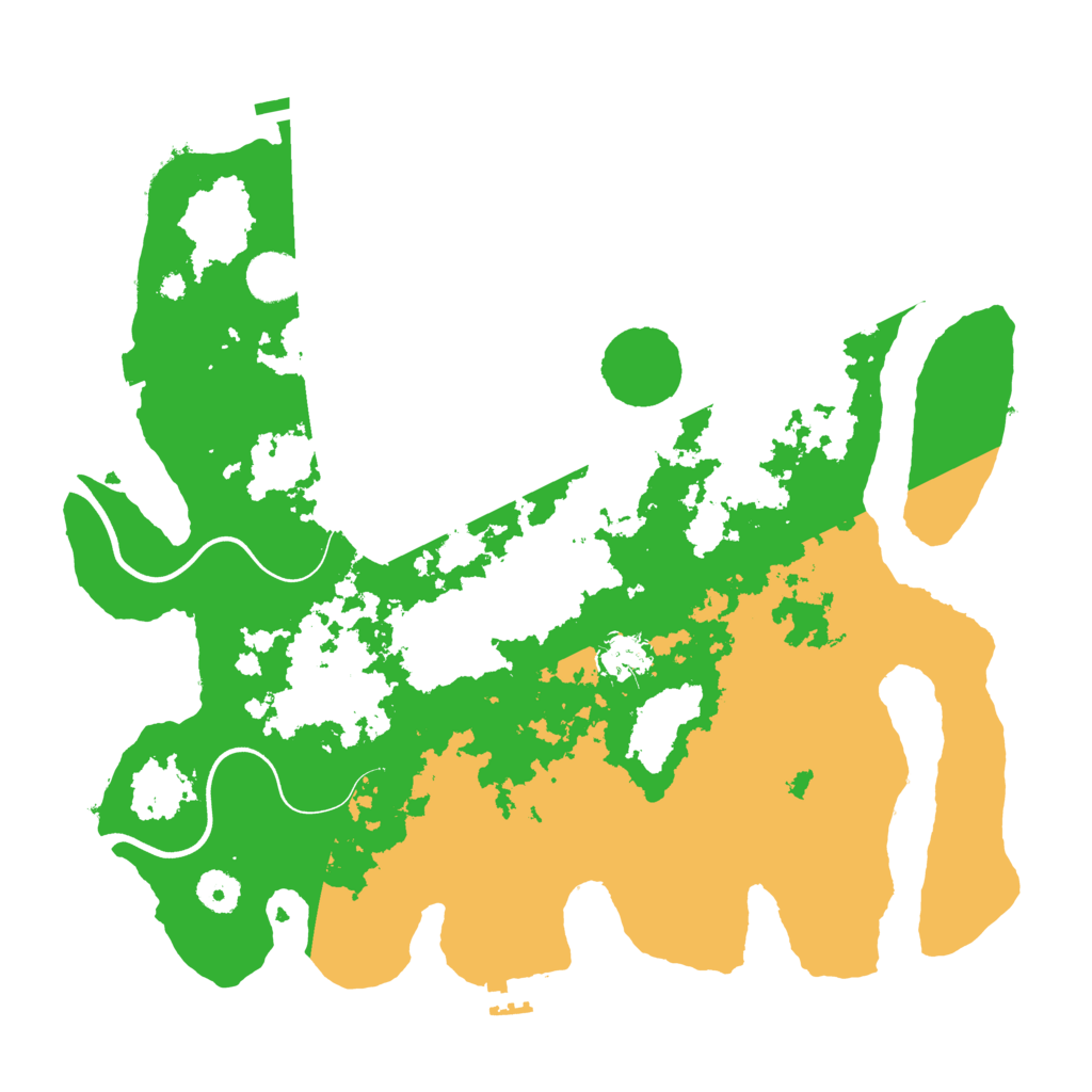 Biome Rust Map: Procedural Map, Size: 3850, Seed: 76126375