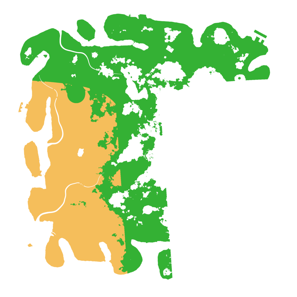 Biome Rust Map: Procedural Map, Size: 4400, Seed: 75800968