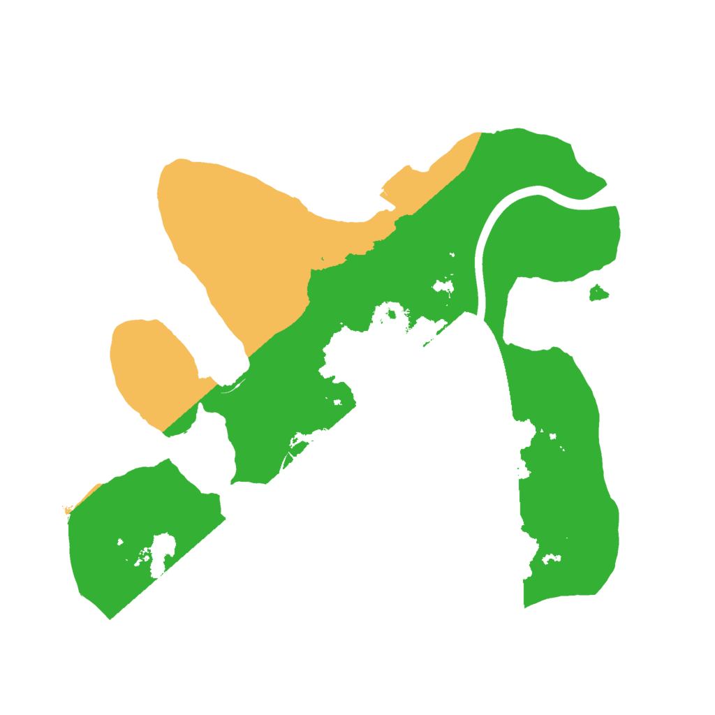 Biome Rust Map: Procedural Map, Size: 2000, Seed: 2281