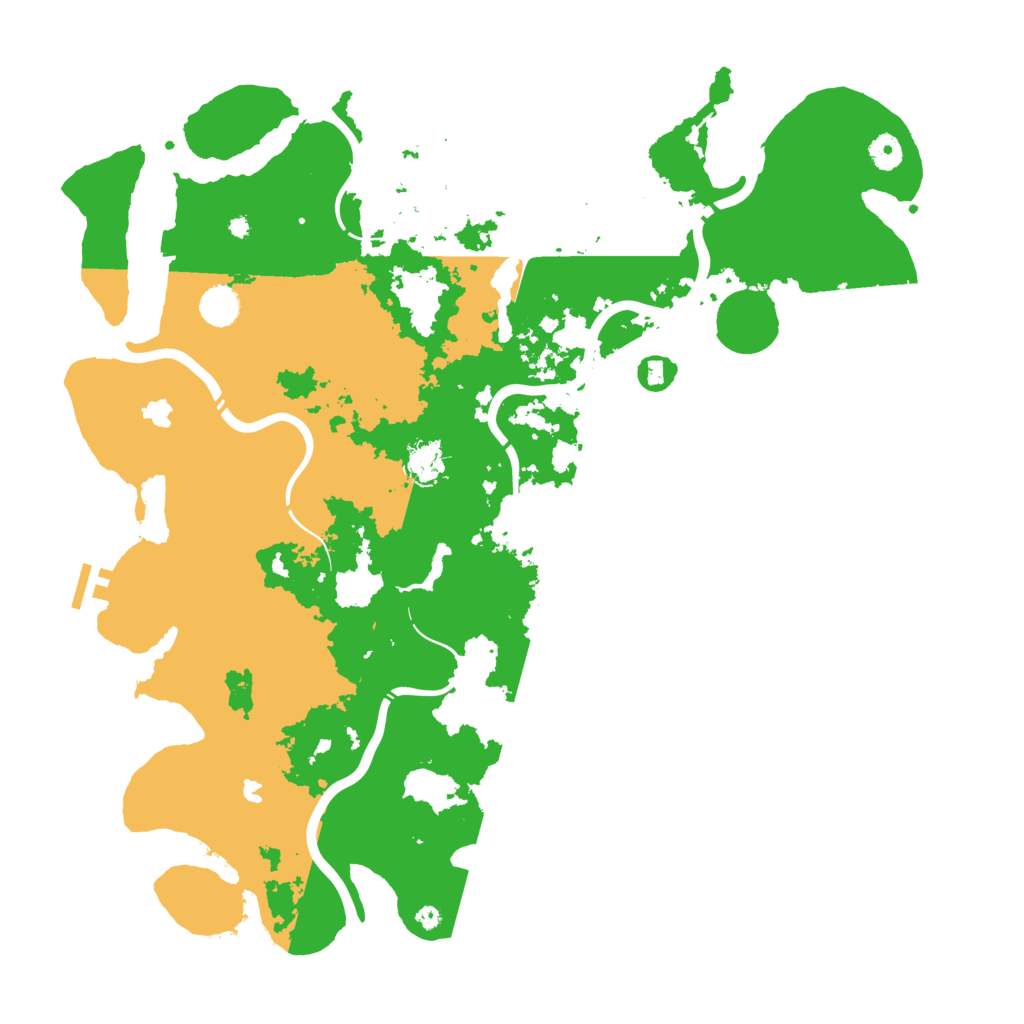 Biome Rust Map: Procedural Map, Size: 4500, Seed: 1483410940