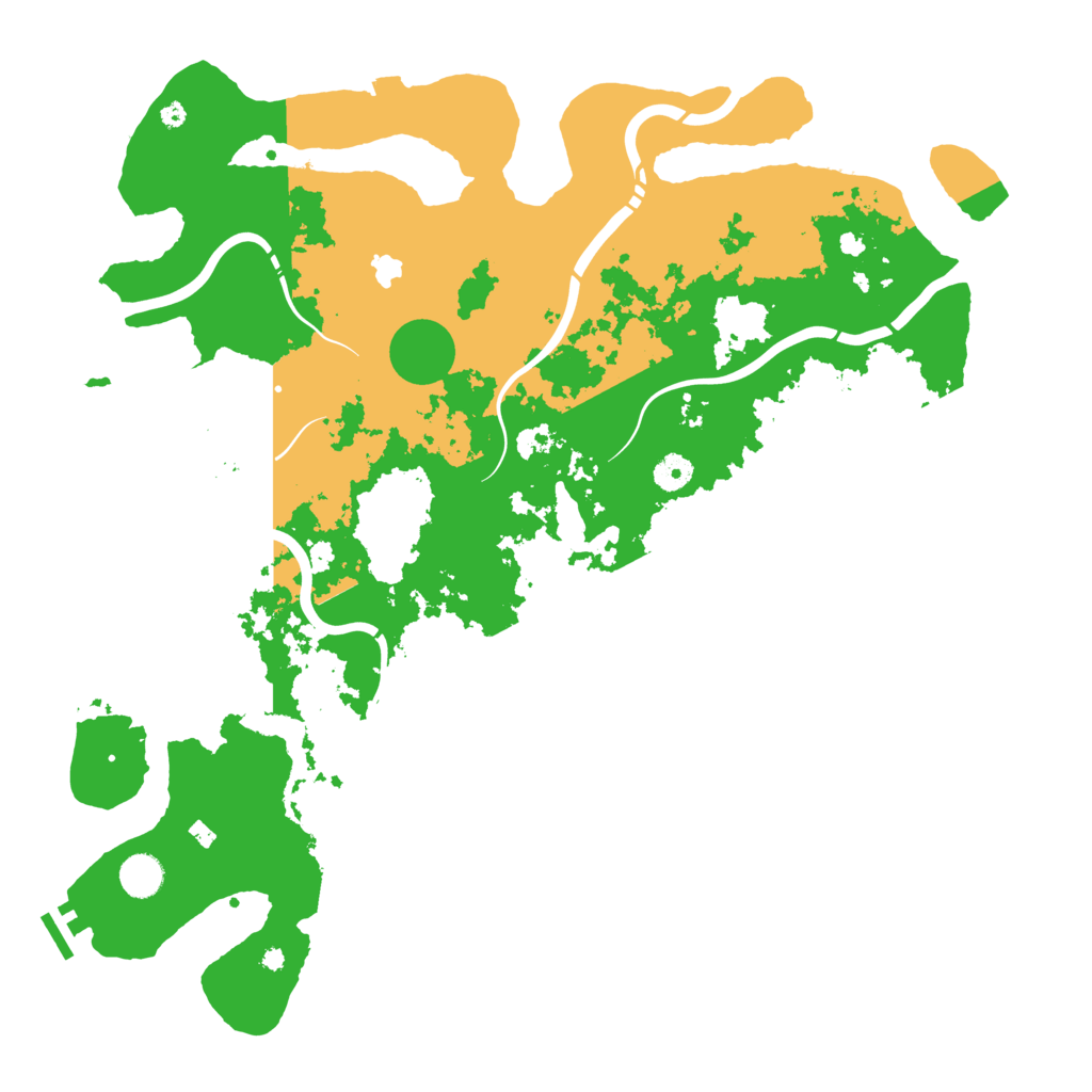 Biome Rust Map: Procedural Map, Size: 4400, Seed: 78823569