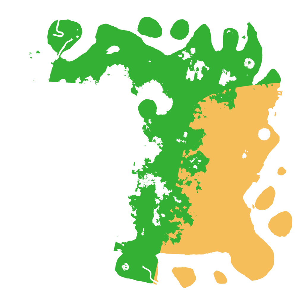 Biome Rust Map: Procedural Map, Size: 4400, Seed: 3579352