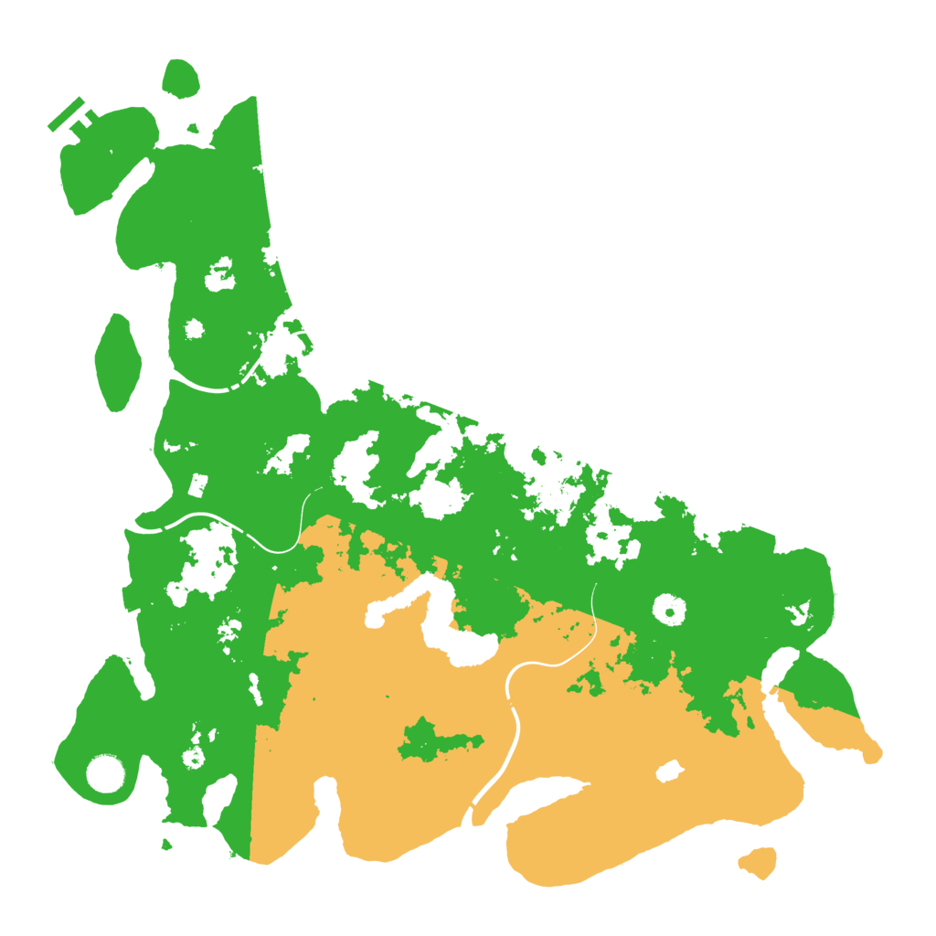 Biome Rust Map: Procedural Map, Size: 4300, Seed: 61630362