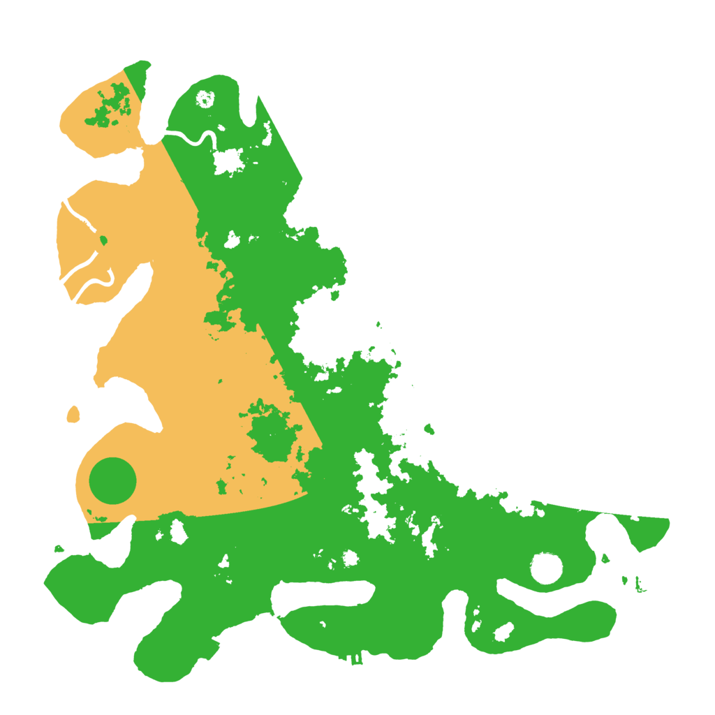 Biome Rust Map: Procedural Map, Size: 4000, Seed: 58927595