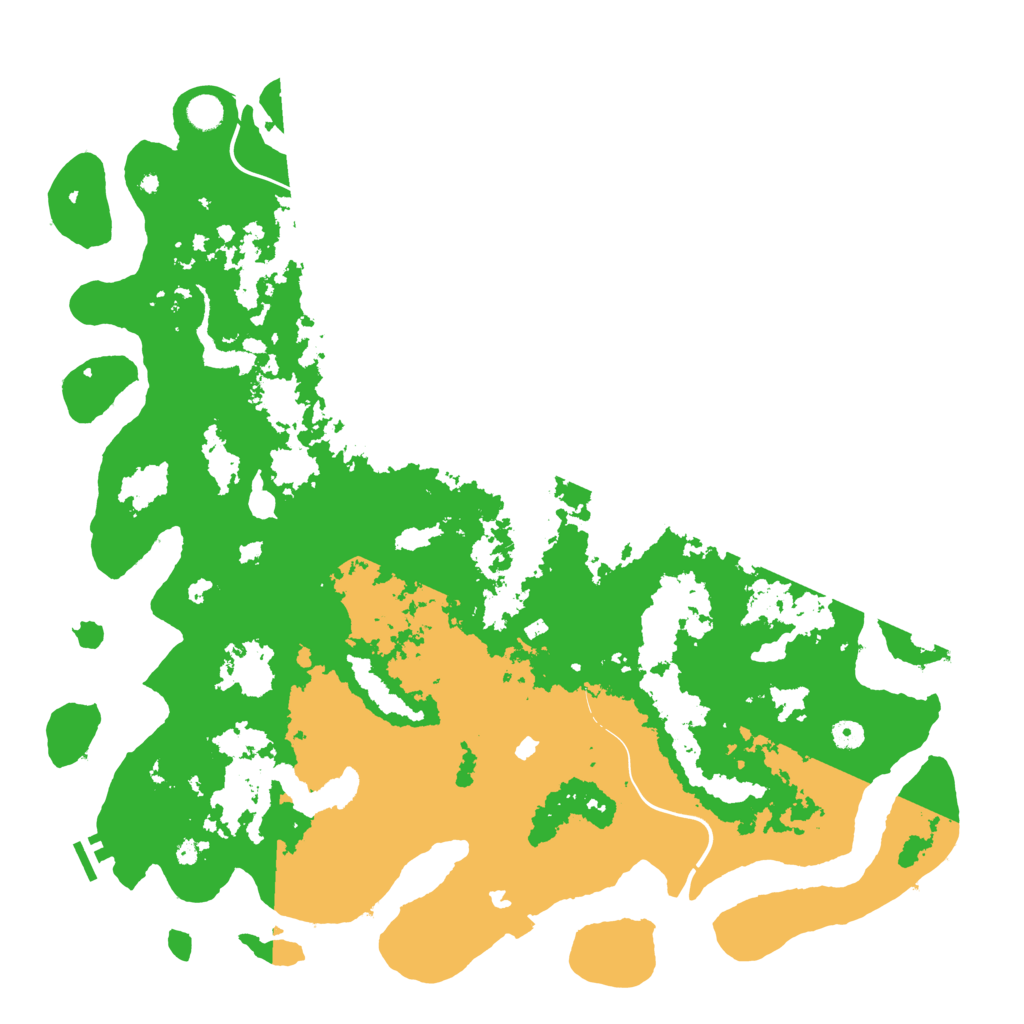 Biome Rust Map: Procedural Map, Size: 5000, Seed: 217672111