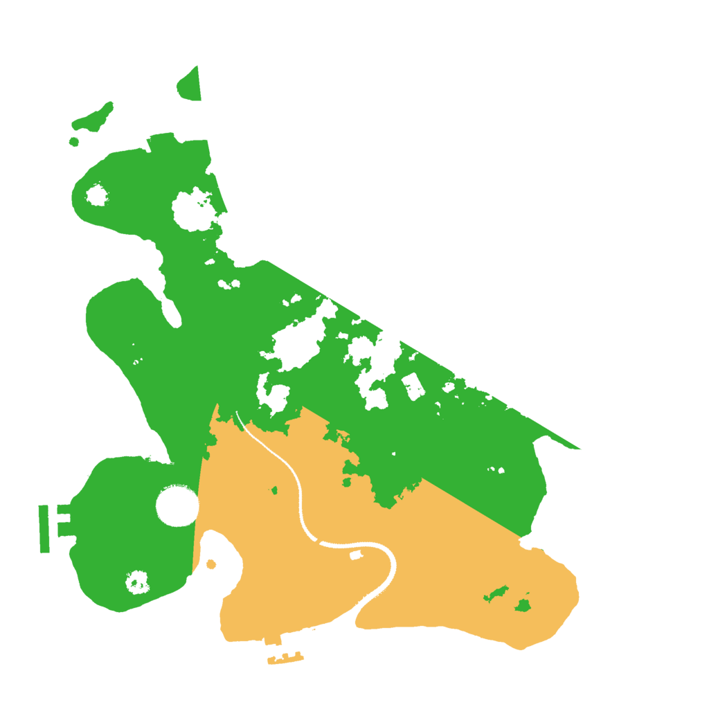 Biome Rust Map: Procedural Map, Size: 3000, Seed: 833904