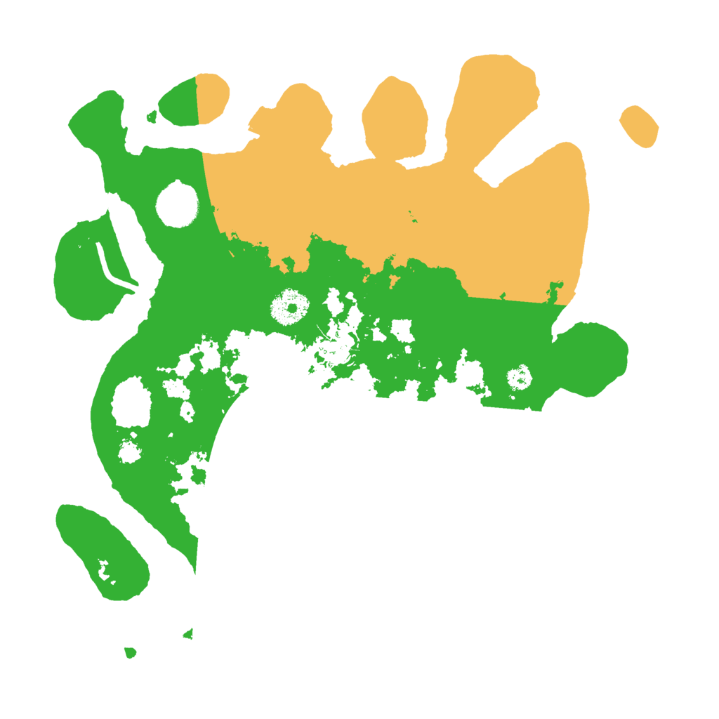 Biome Rust Map: Procedural Map, Size: 3000, Seed: 132548