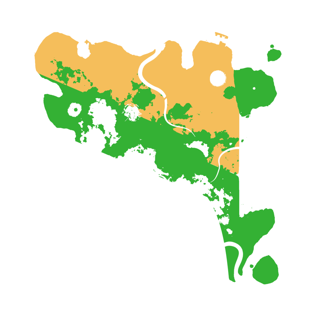 Biome Rust Map: Procedural Map, Size: 3500, Seed: 1273678999