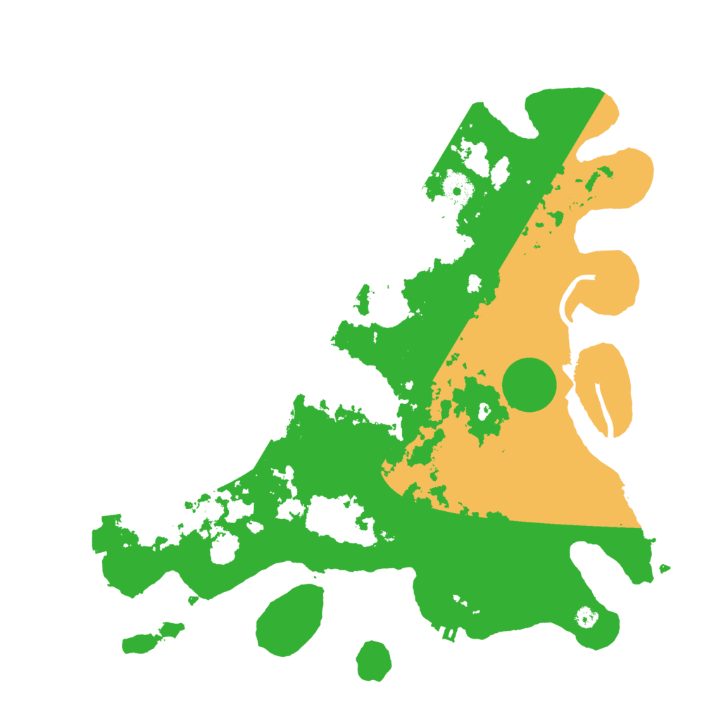 Biome Rust Map: Procedural Map, Size: 3500, Seed: 1243474446