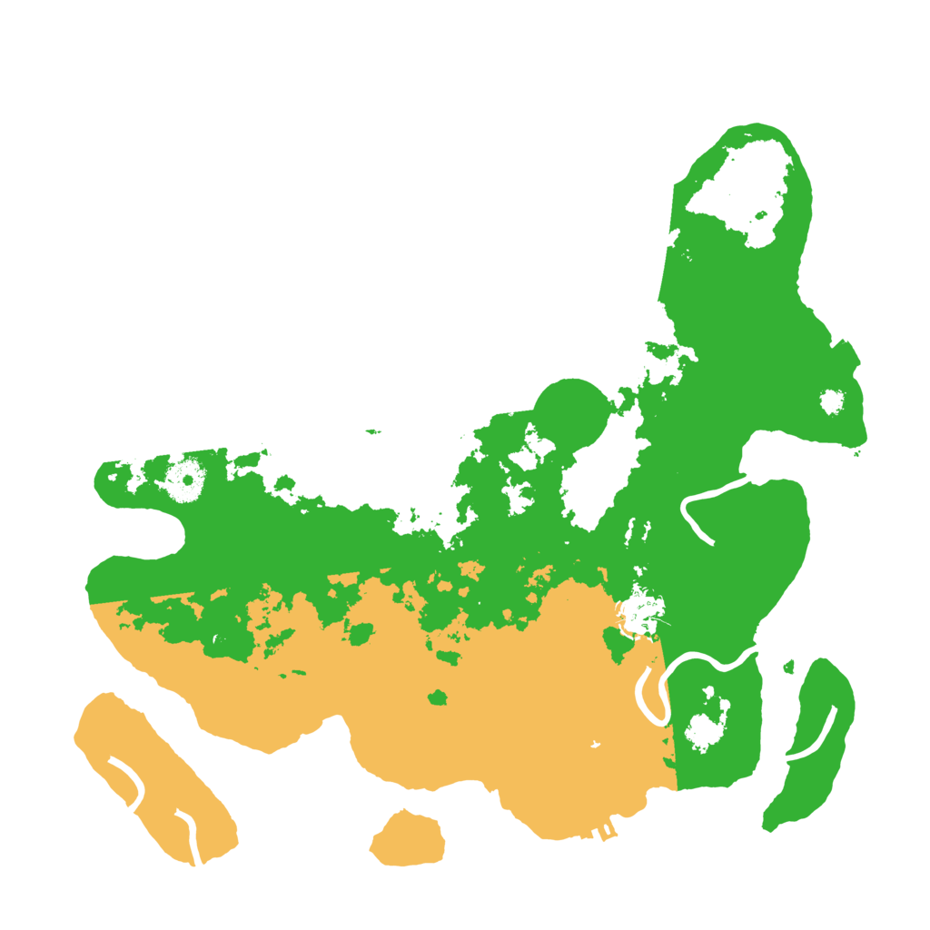 Biome Rust Map: Procedural Map, Size: 3500, Seed: 1756959875