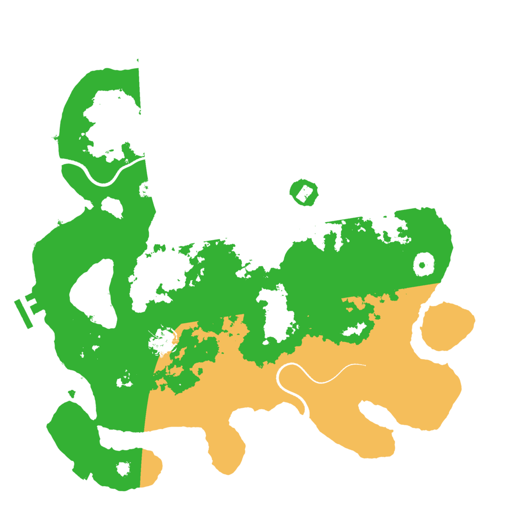Biome Rust Map: Procedural Map, Size: 3400, Seed: 10000