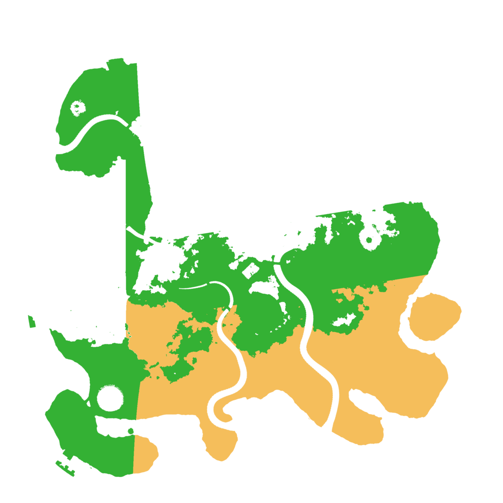 Biome Rust Map: Procedural Map, Size: 3400, Seed: 10000