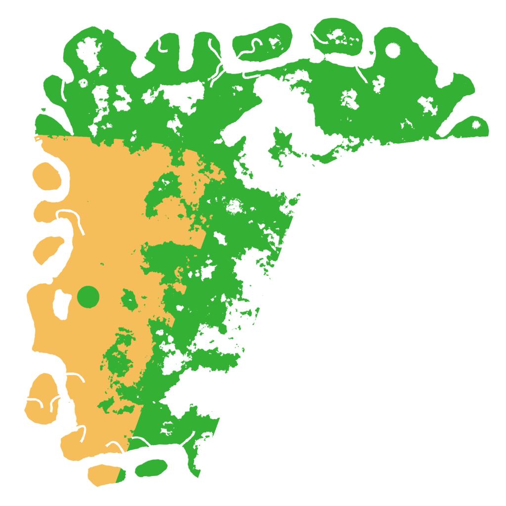 Biome Rust Map: Procedural Map, Size: 6000, Seed: 11830293