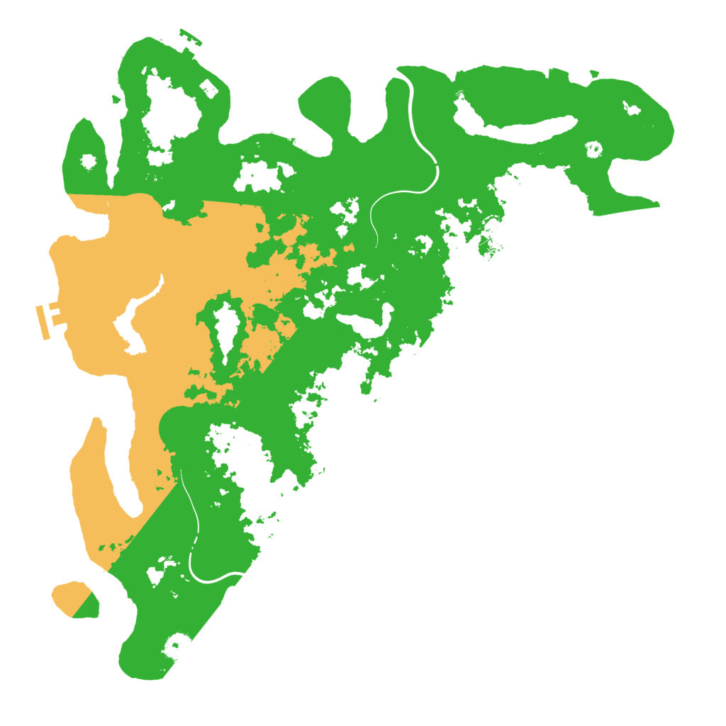 Biome Rust Map: Procedural Map, Size: 4250, Seed: 29876030