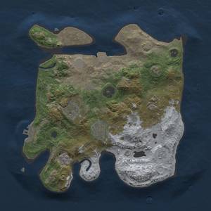 Thumbnail Rust Map: Procedural Map, Size: 2700, Seed: 235509509, 10 Monuments