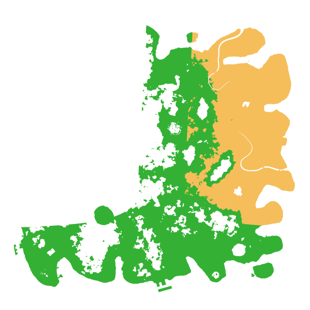 Biome Rust Map: Procedural Map, Size: 4500, Seed: 1427543318