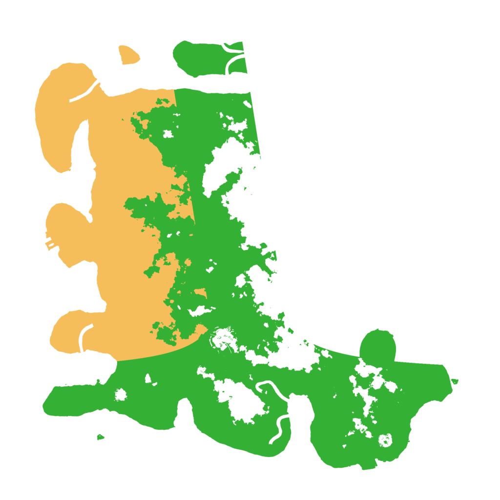 Biome Rust Map: Procedural Map, Size: 3700, Seed: 1518958711