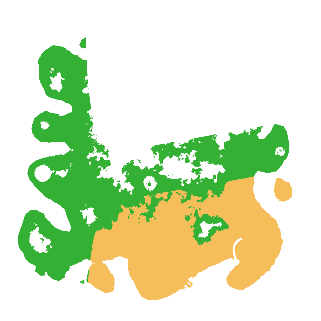 Biome Rust Map: Procedural Map, Size: 3500, Seed: 1491732996