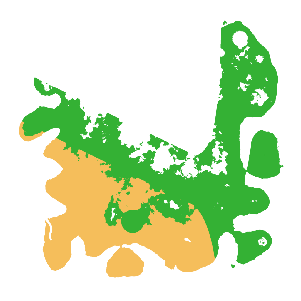 Biome Rust Map: Procedural Map, Size: 3500, Seed: 536243647