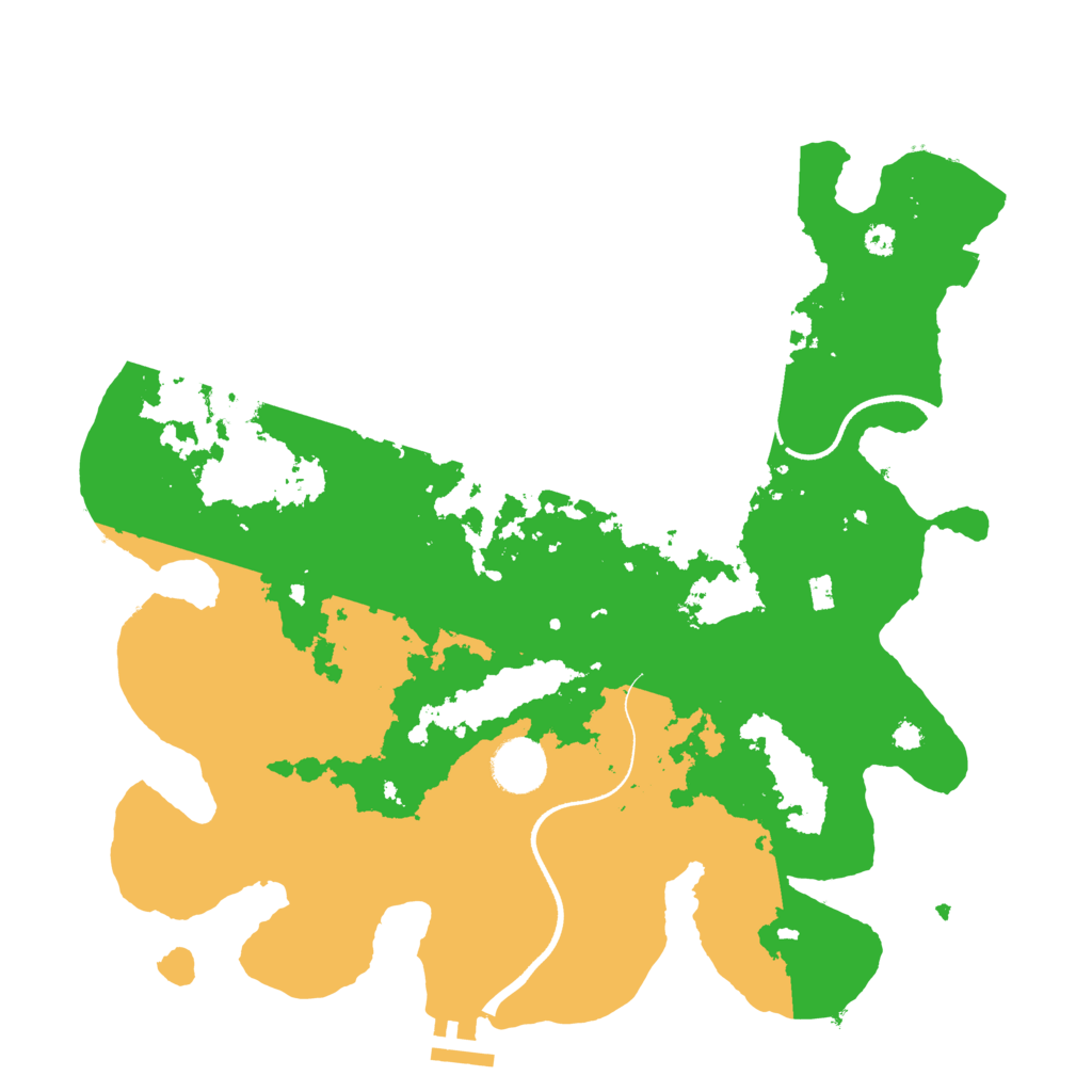 Biome Rust Map: Procedural Map, Size: 3500, Seed: 686022432