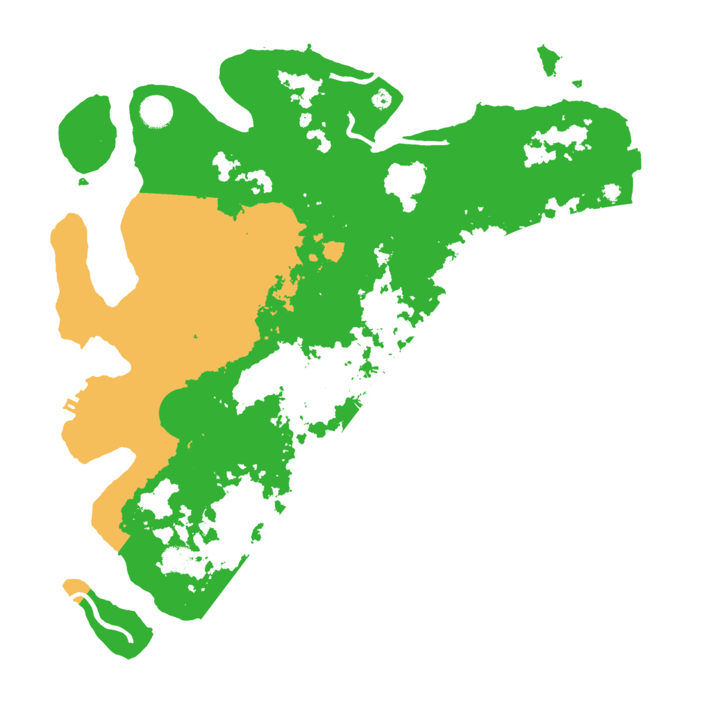 Biome Rust Map: Procedural Map, Size: 3800, Seed: 2005813027