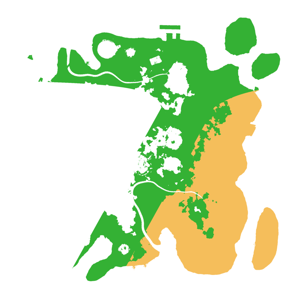 Biome Rust Map: Procedural Map, Size: 3000, Seed: 29676