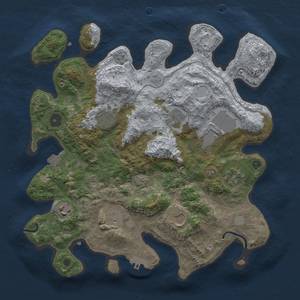 Thumbnail Rust Map: Procedural Map, Size: 3500, Seed: 2197415, 15 Monuments