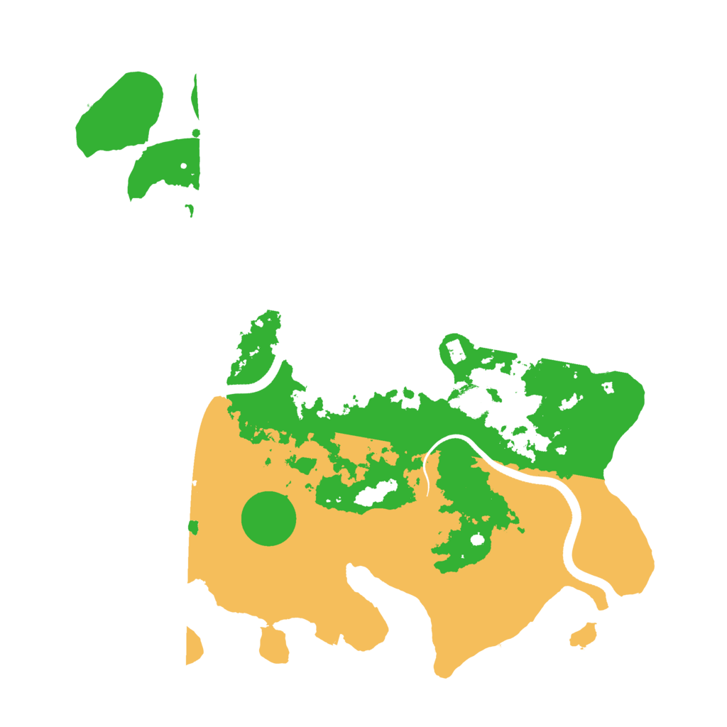 Biome Rust Map: Procedural Map, Size: 3500, Seed: 2197415
