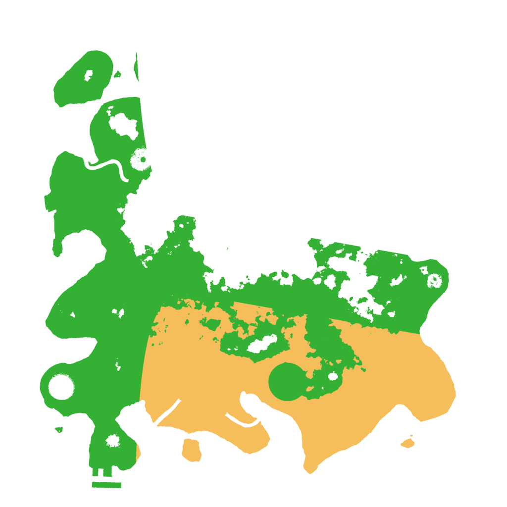 Biome Rust Map: Procedural Map, Size: 3500, Seed: 2197415