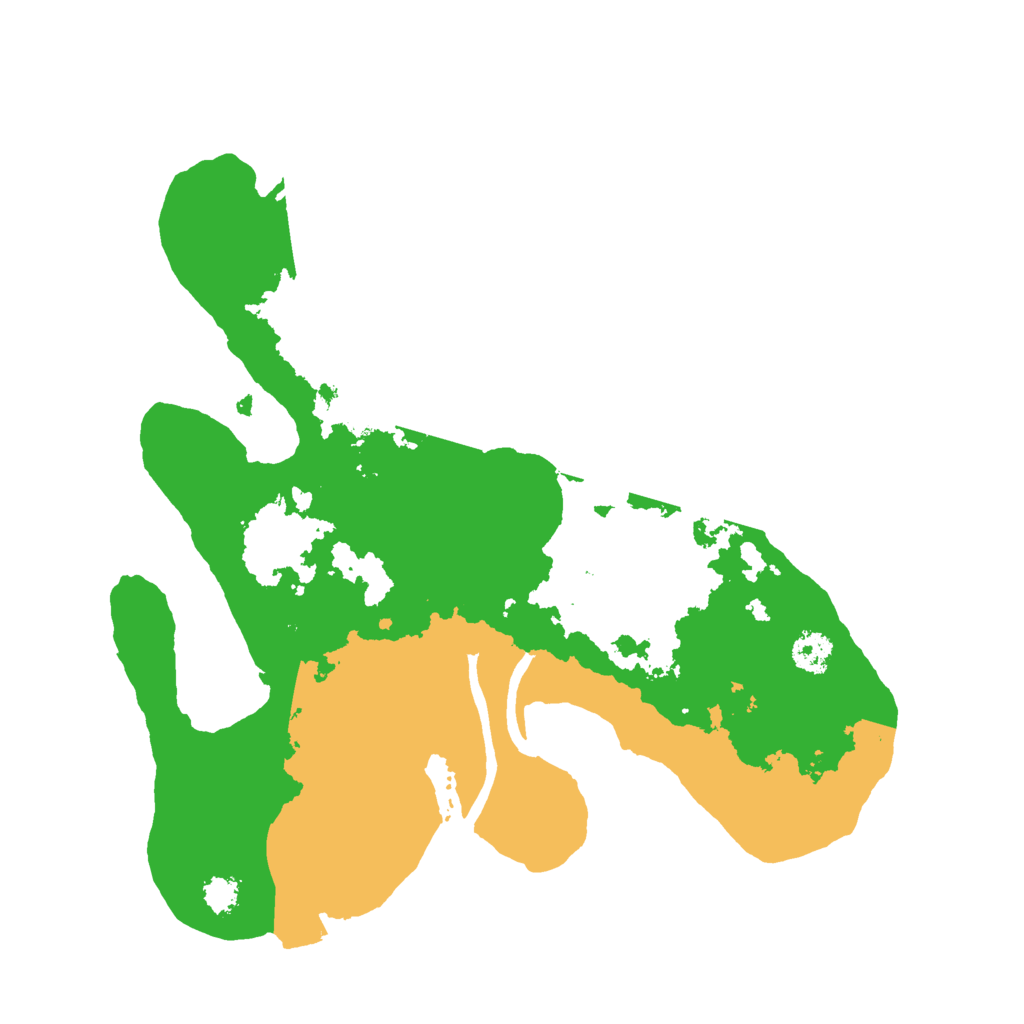 Biome Rust Map: Procedural Map, Size: 2600, Seed: 3009