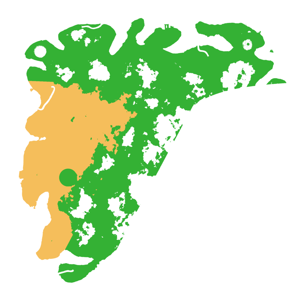 Biome Rust Map: Procedural Map, Size: 4500, Seed: 183825774