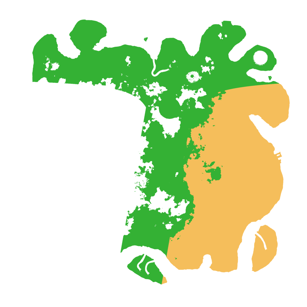 Biome Rust Map: Procedural Map, Size: 3800, Seed: 45555375