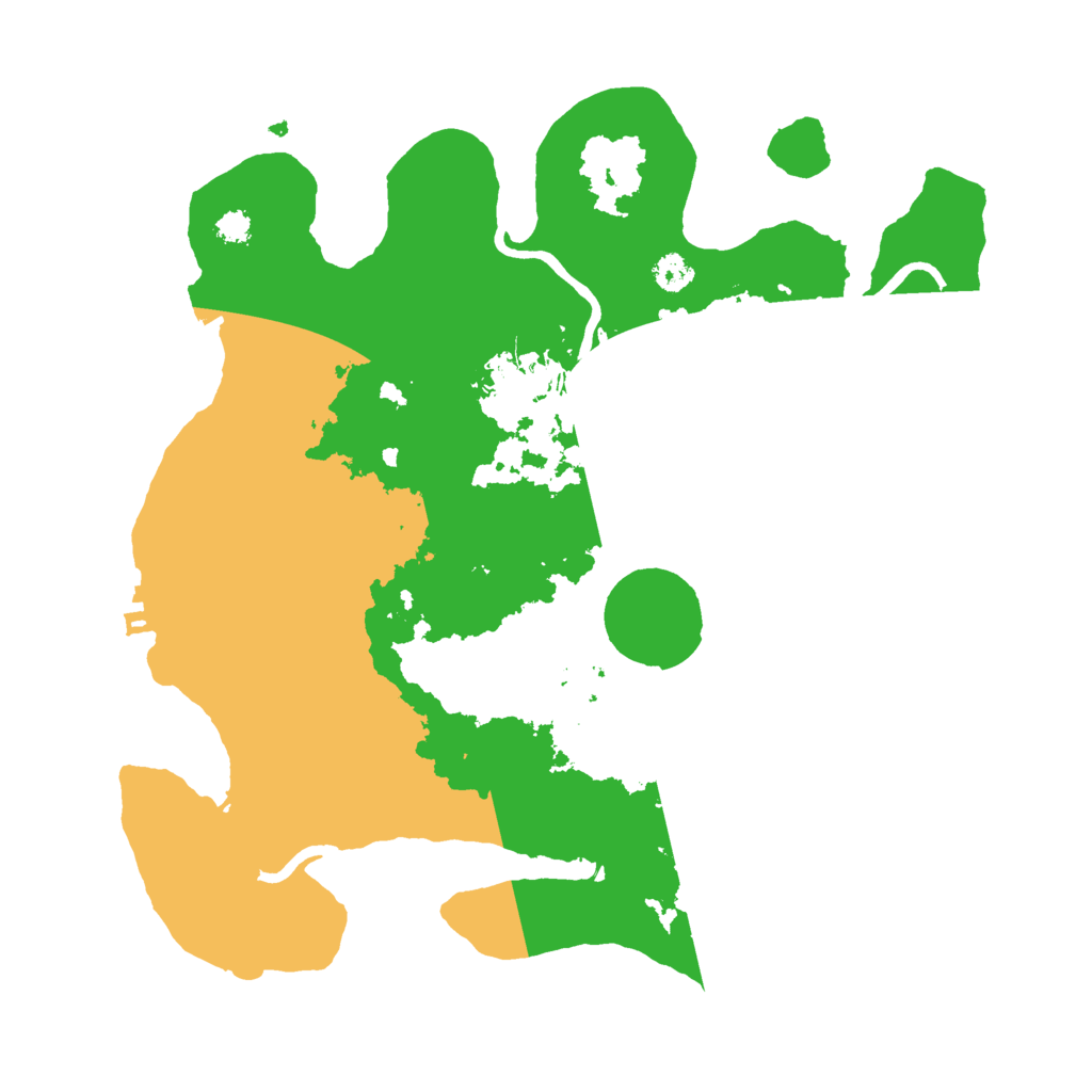 Biome Rust Map: Procedural Map, Size: 3000, Seed: 290846463