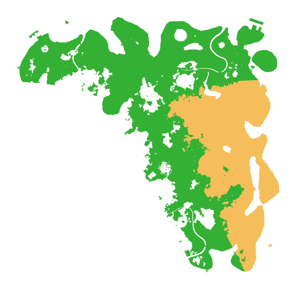 Biome Rust Map: Procedural Map, Size: 4250, Seed: 12070082