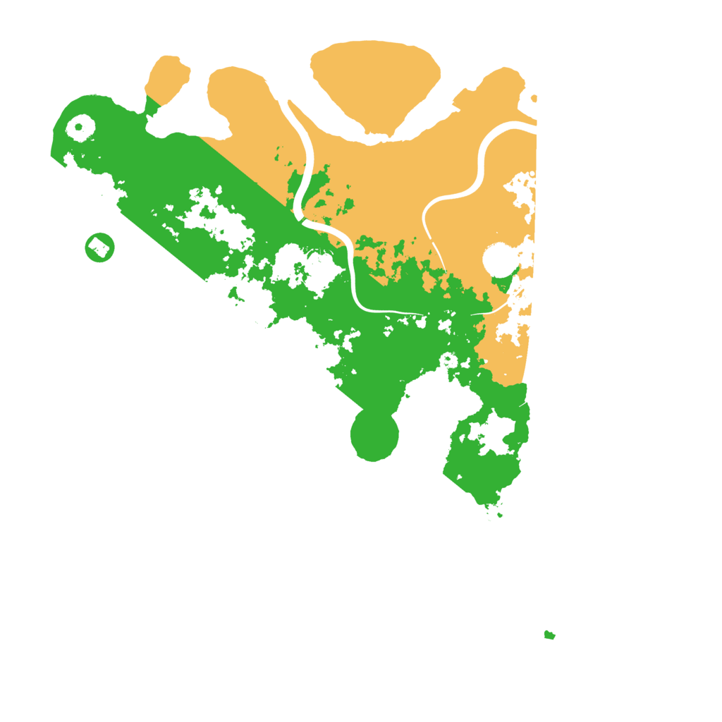 Biome Rust Map: Procedural Map, Size: 3950, Seed: 80897623