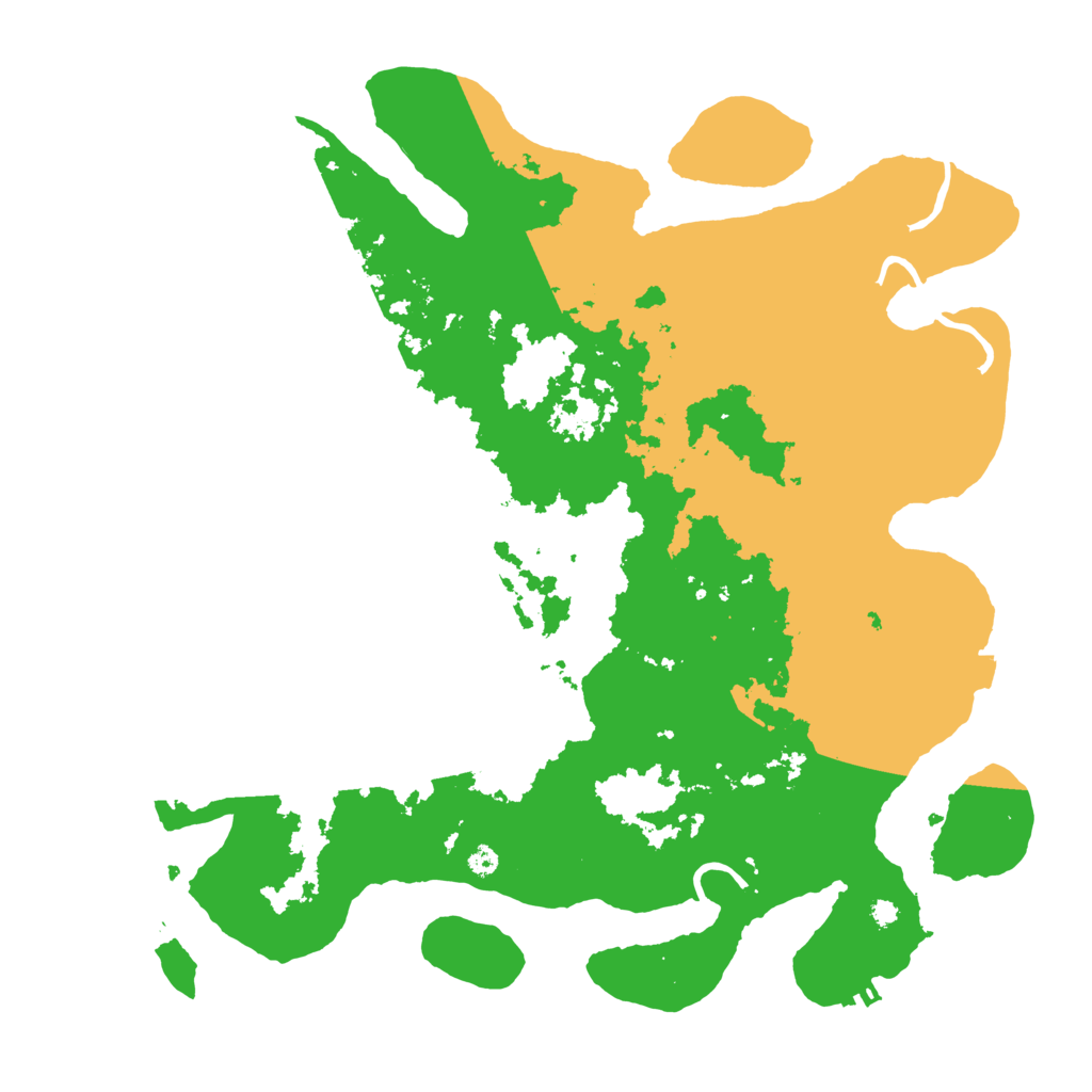 Biome Rust Map: Procedural Map, Size: 3800, Seed: 87085887